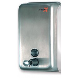 Distributeur de savon vertical 1200 ml inox brossé