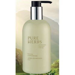 Lot de 24 flacons pompe Pure Herbs après-shampooing 300 ml