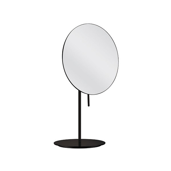 Miroir de Rasage Orientable 20 cm Miroir Maquillage CFJKN Miroir Cosmétique sur Pied 3X Grossissement Miroir de Salle de Bain Double Visage 8 inch Miroir de Table,Gold 