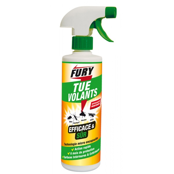Seringue insecticide spécial cafards Fury - 10 g de Insecticide cafards et  blattes