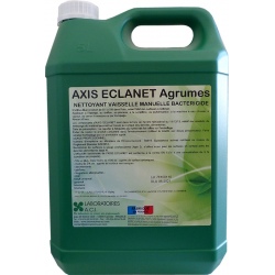 Nettoyant vaisselle manuelle bactéricide agrumes Axis Eclanet à diluer 5L