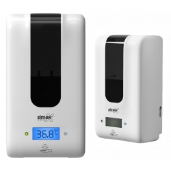 Distributeur de savon ou gel automatique 1,2L avec mesure de température