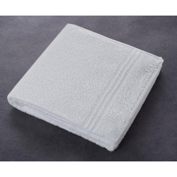 Serviette Boucle 90% coton 10% polyester blanc 380 g 50 x 90 cm (le lot de 10)