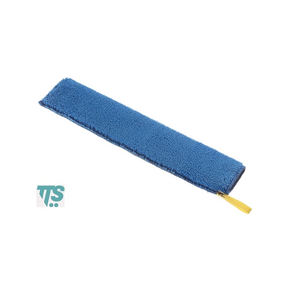 Frange en microfibre bleue 40x9cm