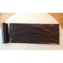 Carton de 8 rlx de 25 sacs poubelles eco 100L 30 microns noir